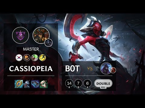 Cassiopeia Bot vs Aphelios - KR Master Patch 10.10