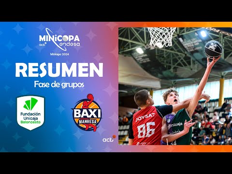 Unicaja Andalucía - BAXI Manresa (95-66) GAME HIGHLIGHTS | Minicopa Endesa Málaga 2024