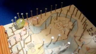 すいかとビー玉迷路で遊んでみたよ