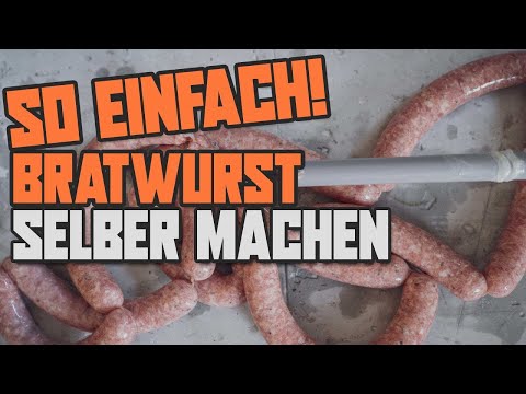 Make your own coarse bratwurst! 4 steps to your own grilled sausage.