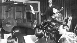 Elgar conducts his Cello Concerto - first recording, 1920
