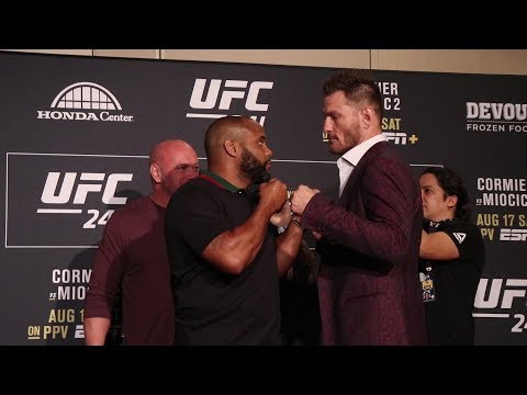 Daniel Cormier vs. Stipe Miocic Face Off | UFC 241 Media Day