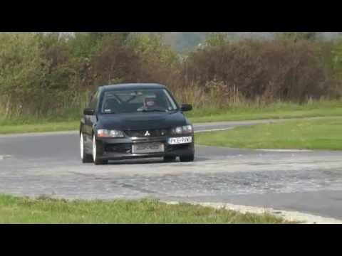 Wrocławska Liga Time Attack 2014 - X Runda - Damian Kaczorowski - Mitsubishi Lancer EVO IX