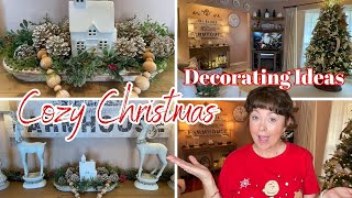CHRISTMAS DECORATE WITH ME | LIVING ROOM DECORATE WITH ME