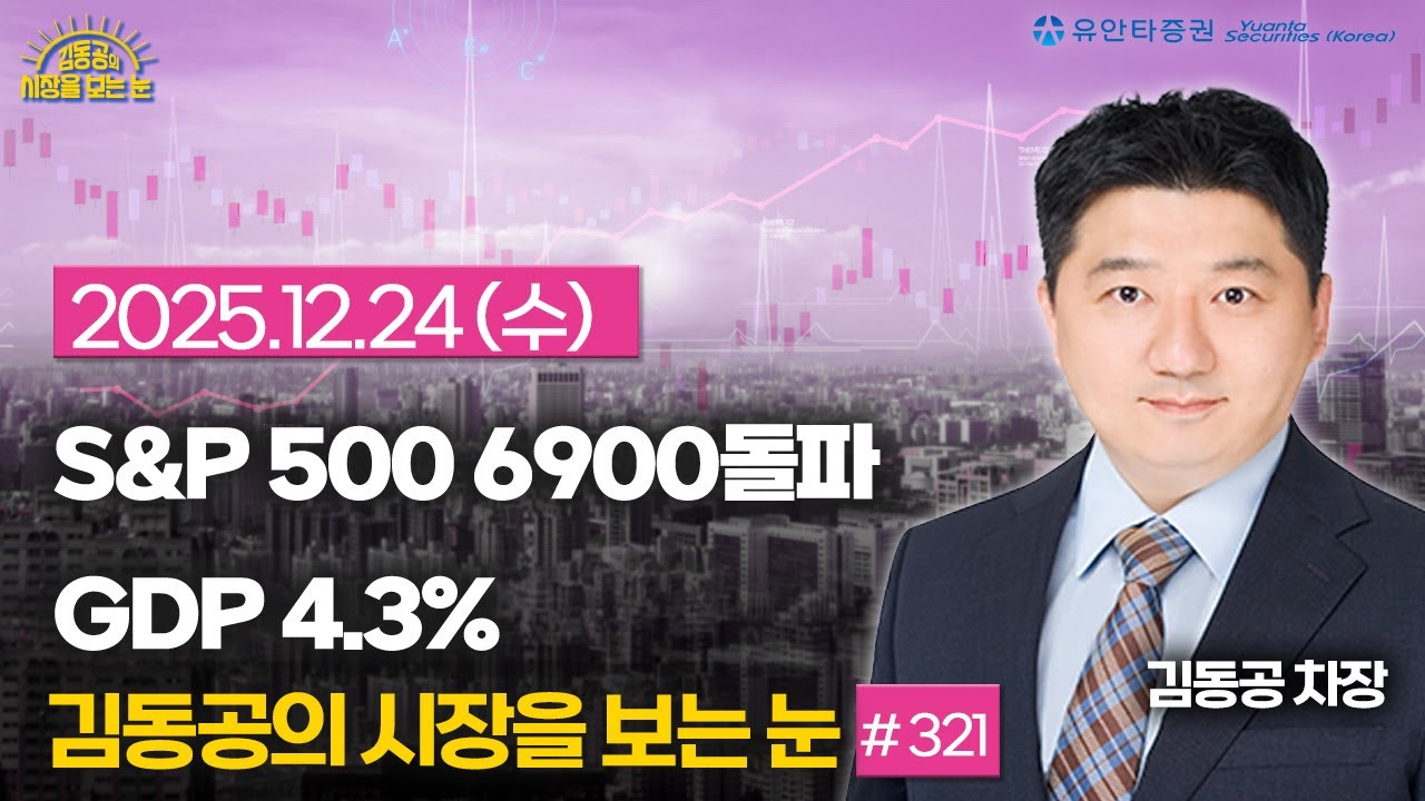 [321]  S&P500 6900 돌파 / GDP 4.3%