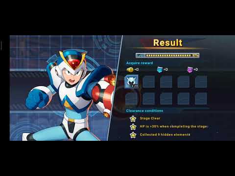 Rockman X Dive Halloween Scare Challenge all 9 candy Megaman X Dive