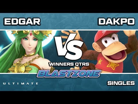 PSG Blastzone: Edgar (Palutena) vs TLOC | Dakpo (Diddy Kong) - Winners Qtrs