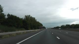 preview picture of video 'Driving On The M5 From J31 A30 A38 To Gordano Services J19, Portbury, Bristol, Somerset, England'