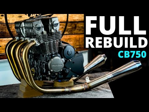 Thumbnail for ★ Honda CB750 Café Racer Engine Rebuild Timelapse by Honda C engine