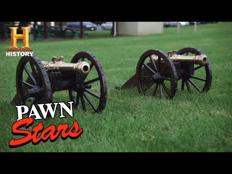 ポーン・スターズ。ツインシグナルキャノンの爆発的な取引（シーズン16）｜歴史 (Pawn Stars: Explosive Deal for Twin Signal Cannons (Season 16) | History)
