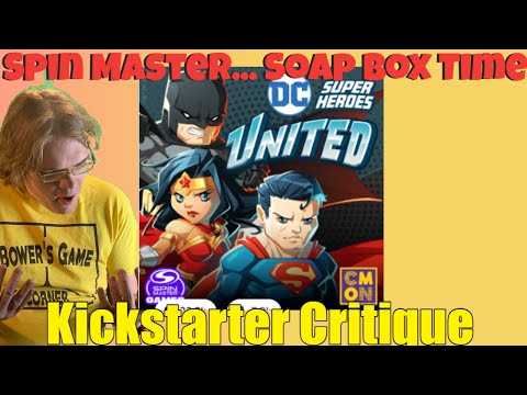DC Super Heroes United- CMON... Make me Feel -Kickstarter Critique Review