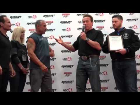 Arnold Schwarzenegger Awards Lifetime Achievement to David Lyons