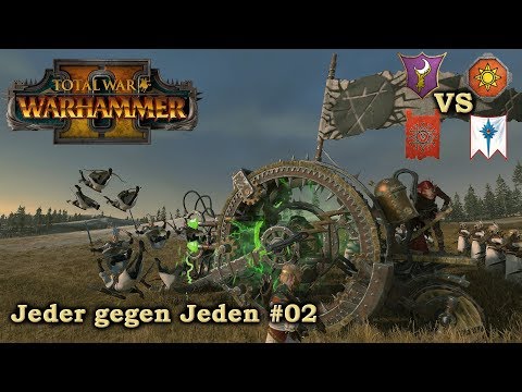 Todesrad und Todeselfen - Jeder gegen Jeden #02 - Total War: Warhammer 2 [Deutsch/German]