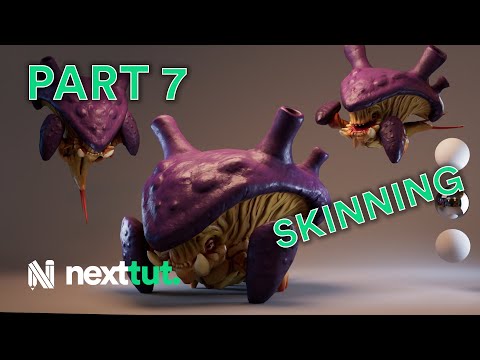 Create a Game Ready 3D Enemy Minion Part 7 Maya Skinning