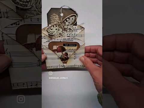 Double pocket ~quick make!                 #junkjournal #pocket #vintagelook