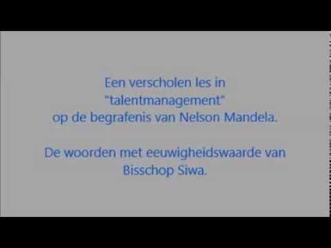 Een boodschap over apartheid & talentmanagement op de begrafenis van Nelson Mandela
