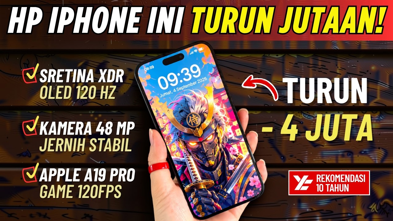 Waktunya Sikat‼️ 5 HP IPHONE TURUN HARGA JUTAAN! September 2026