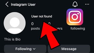 How to Fix User Not Found on Instagram 2026