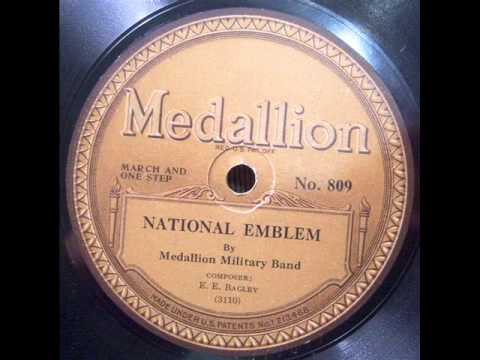 General Pershing March:  Medallion {Emerson} Military Band (Medallion 809)