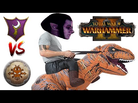 MALUS DREADKNIGHT TIME | Dark Elves vs Norsca - Total War: Warhammer 2