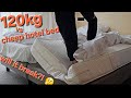Bed Jumping In A Cheap Hotel Part 2 Bed Breaking Jump Pillow Matress Stomping In Black Ankle Socks