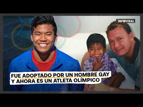 Fue adoptado por un hombre gay y ahora es un atleta olímpico.
