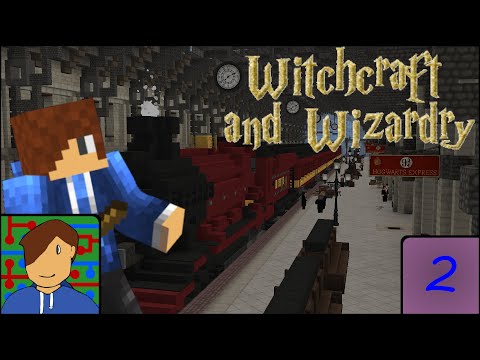 DEC Oxalin - Riding the Hogwarts Express! | Minecraft: Witchcraft and Wizardry | Episode 2