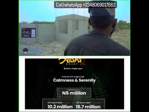 Land For Sale Alara Court Phase 2 Alahun Bogije Ibeju-Lekki Lagos