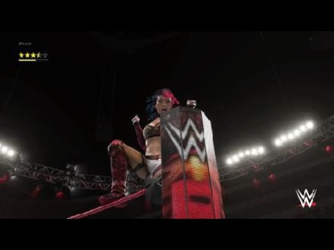 WWE 2K18 Asuka shocked by Rosemary invading Raw