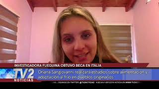 INVESTIGADORA FUEGUINA OBTUVO BECA EN ITALIA