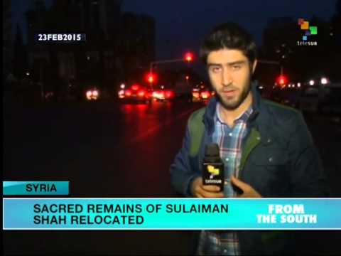 Sacred remains of Sulaiman Shah relocated