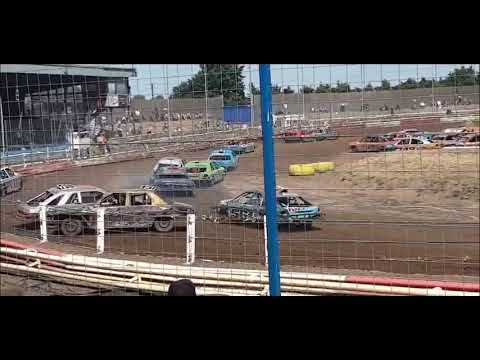 Saloon Stockcars - 131 Timmy Barnes #WallopStraightIn 730 Deane Mayes - Mildenhall National Champ