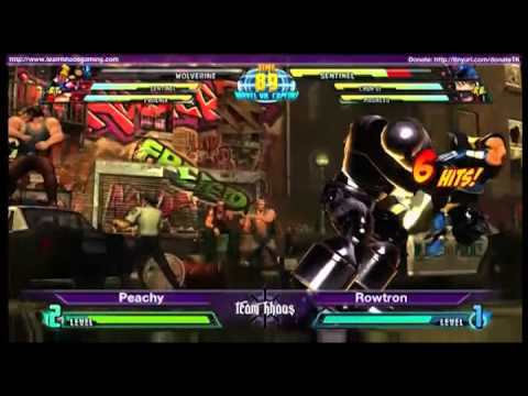 Tourneyplay March MvC3 Singles - Peachy (SEN/PHO/WOL) vs Rowtron (MAG/SEN/CHN) Winners Semis