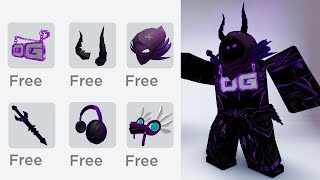 HURRY! GET THESE NEW FREE PURPLE ITEMS IN ROBLOX NOW! 😎 🥳