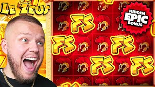 I FINALLY SPUN IN A 5 SCATTER ON LE ZEUS! (Big Slot Win!?)