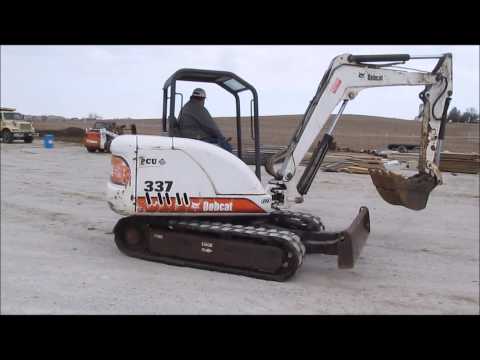 2003 Bobcat 337D compact excavator for sale | sold at auction December 31, 2014