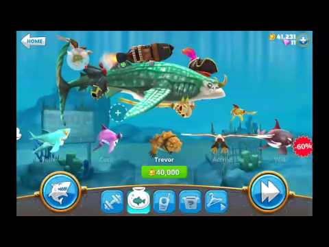 Hungry Shark world new pet Trevor
