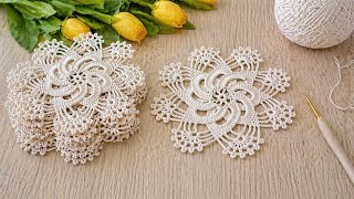 ⭐️An Incredibly Beautiful Favorite Crochet Motif⭐️How to Make This Unique Pattern