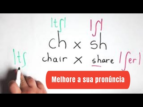 CH x SH | melhore a sua pronúncia | palavras que se parecem | representação fonética | IPA