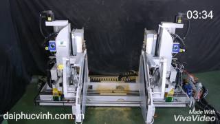 Máy Làm Mộng Dương 2 Đầu Cnc Yowcherng Cnc-D200b | Máy Làm Mộng | Đại Phúc Vinh CNC