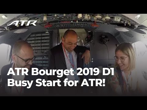 ATR Bourget 2019 D1 - Busy Start for ATR!