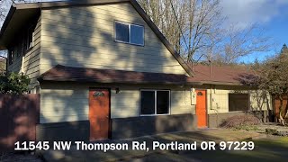 For Rent: 11545 NW Thompson Rd, Portland, OR 97229