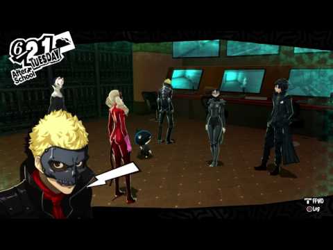 Persona 5 - 6-21 Kaneshiro's Palace: Security Room Fight Gameplay, Keycard & Map Location PS4