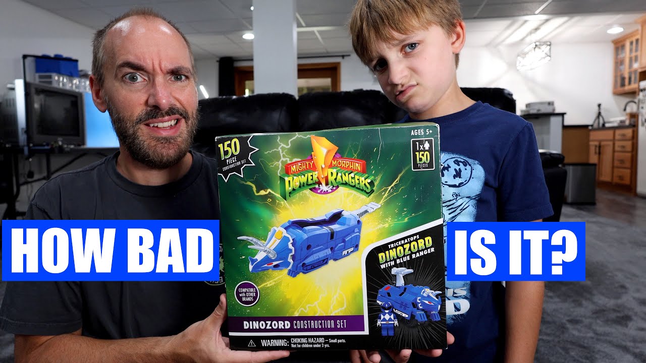 HOW BAD IS IT? Power Rangers Triceratops Dinozord With Blue Ranger