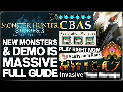 Monster Hunter Stories 3 - New First 5 Hours Gameplay - New Monsties, Weapons, Demo Guide & More!