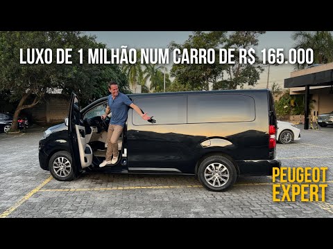 Luxo de 1 milhão num carro de R$ 165.000. Peugeot Expert