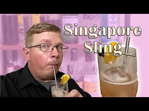 How I create The Singapore Sling, a classic Gin cocktail.