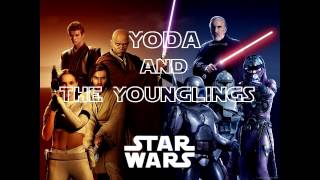 Yoda and The Younglings - Star Wars Episode II Attack of the Clones