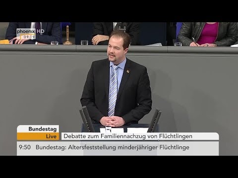 Martin Sichert von der AFD im Bundestag zu Asylpolitik, Familiennachzug, Integration