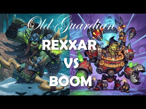 Deathstalker Rexxar vs Doctor Boom showdown! (Hearthstone Boomsday game)